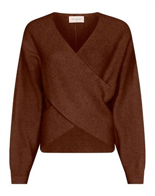 MSCHZinelle Hope Wrap Strik - Slate Brown Melange 